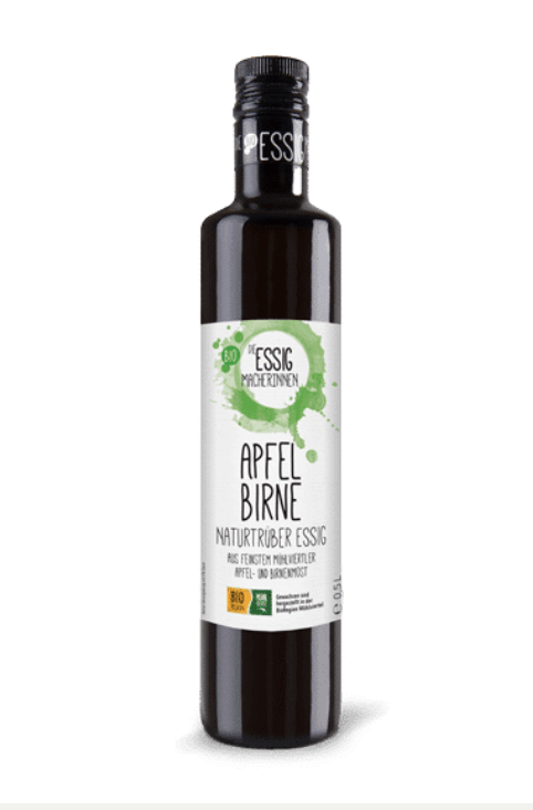 Apfel Birnen Essig